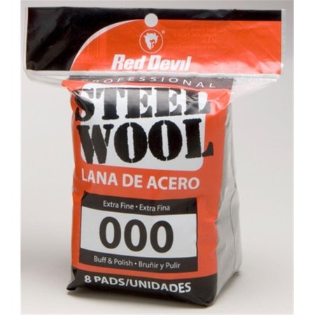 RED DEVIL Red Devil 8 Pack NO.000 Steel Wool  0321 321